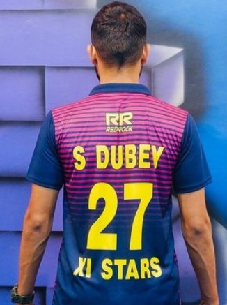 Shubham Dubey's jersey number 27