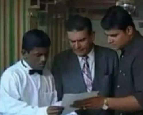 Tanuj Mahashabde in a scene from the series C.I.D.