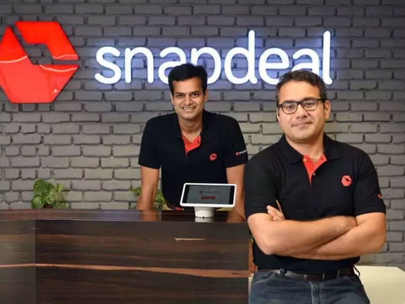 The founders of Snapdeal, Rohit Bansal (left) and Kunal Bahl