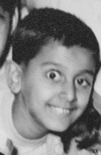 Tinnu Anand as a child