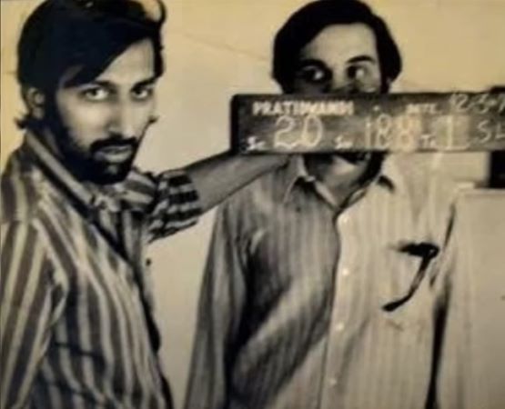 Tinnu Anand as an assistant director