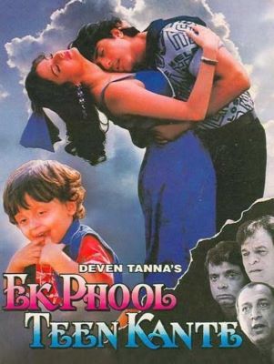 Tinnu Anand in the poster of Ek Phool Teen Kante