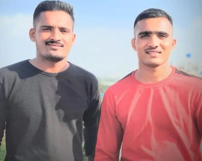 Vaibhav Garje with his brother