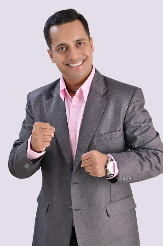 Vivek Bindra during his early days as a motivational speaker
