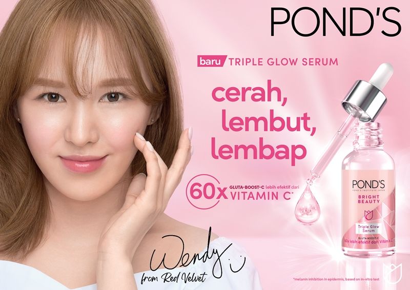 Wendy promoting beauty serum of Pond's