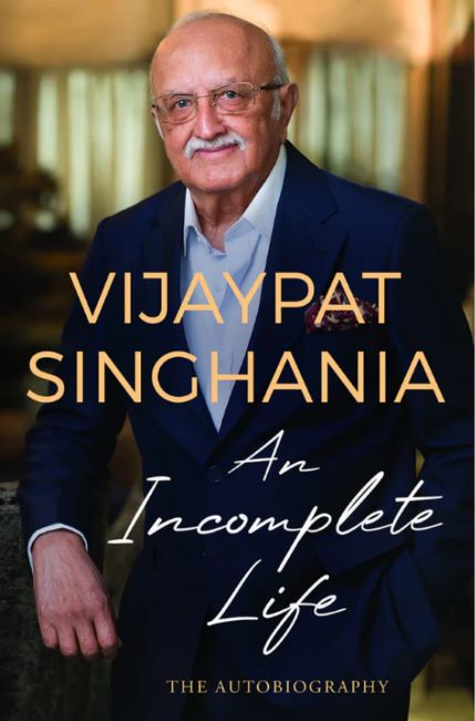 A book cover of 'An Incomplete Life'