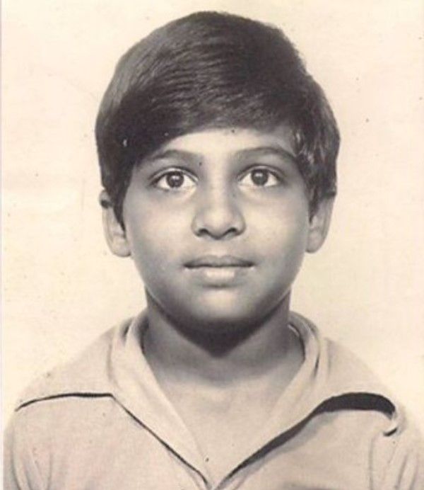 A childhood image of Viswanathan Anand