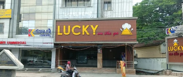 A picture of Lucky restaurant located at Lakdi-ka-Pul in Hyderabad, India