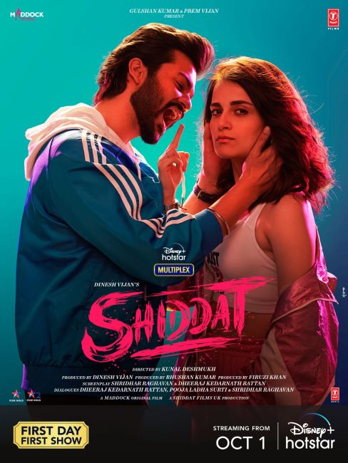 A poster of the film 'Shiddat'