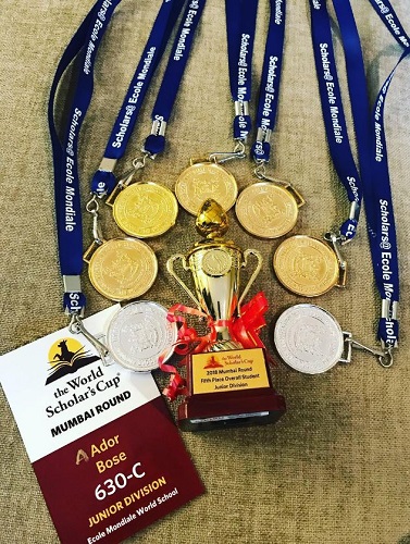 Agasthya Bose Roy's medals in taekwondo