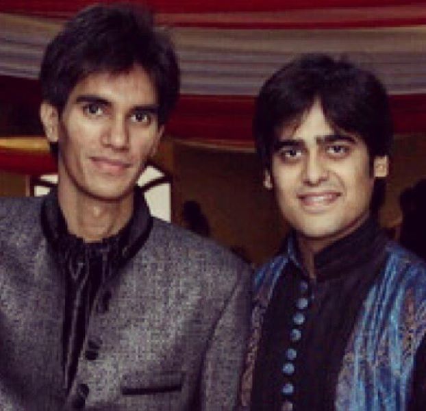 Akash Dodeja with his cousin brother