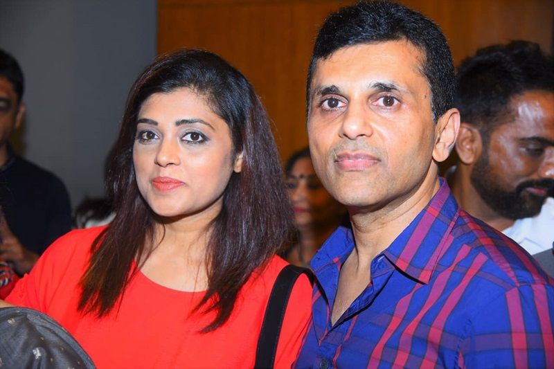 Anand Pandit with his sister
