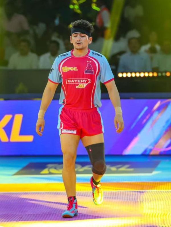 Ankush Rathee during season 10 of the Pro Kabaddi League