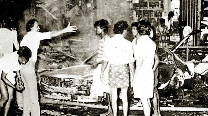 Another picture of the July 1983 attacks in Sri Lanka