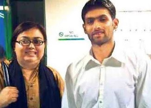Ayesha Siddique with Shoaib Malik