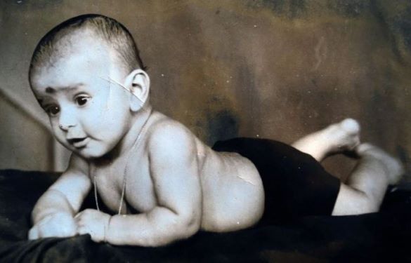 Baby picture of Pawan Kumar
