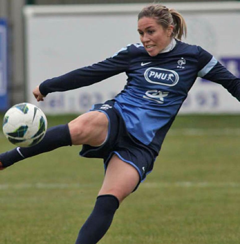 Camille playing for France women's national football team