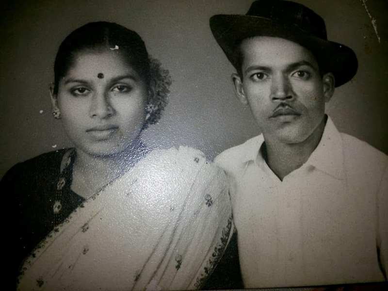 Chhaya Kadam's parents