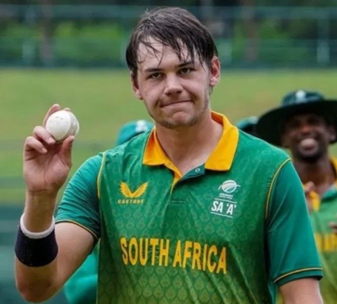 Gerald Coetzee when he played for South Africa A team