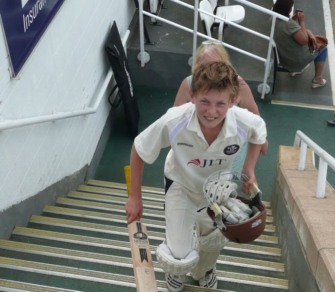 Gus Atkinson when he played for junior teams