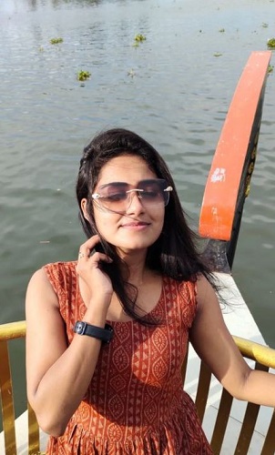 Haritha G. Nair during her vacation