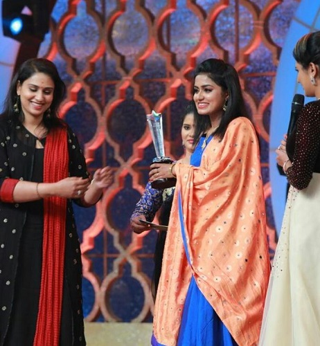 Haritha G. Nair with her award