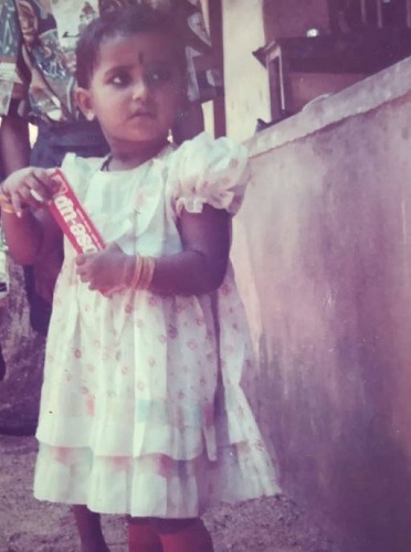 Haritha G. Nair's childhood photo