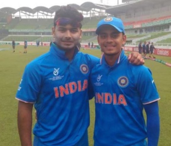 Ishan Kishan and Rishabh Pant (left) when they played for India Under-19