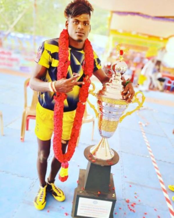 M Sudhakar at a Kabaddi tournament in Karaikudi, Tamil Nadu