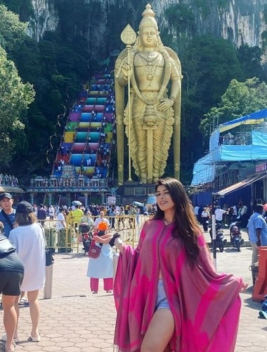 Mahima Gupta during her vacation
