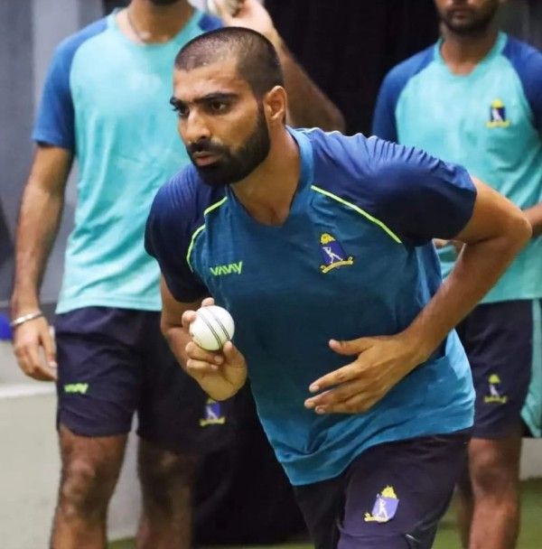 Mohammed Kaif during a practice session for Bengal