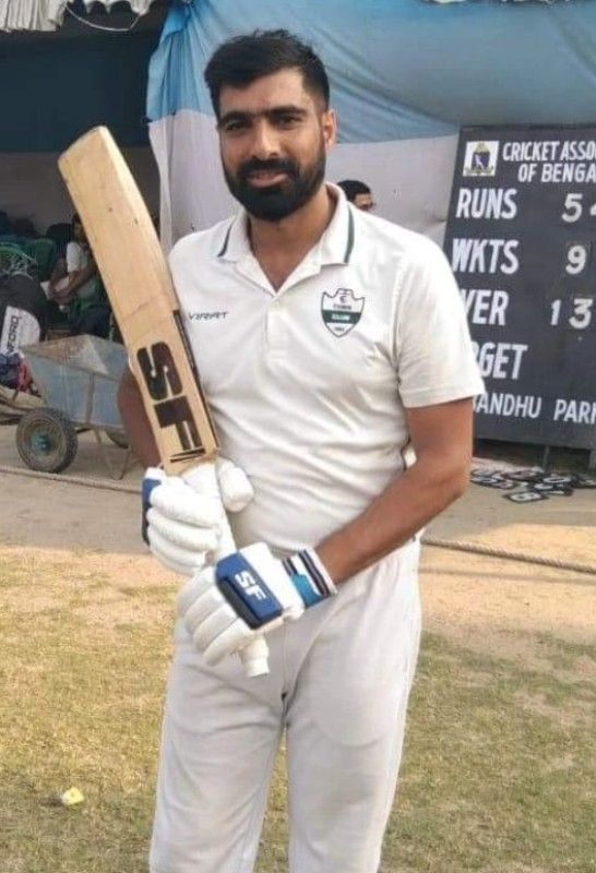 Mohammed Kaif with Stanford (SF) bat