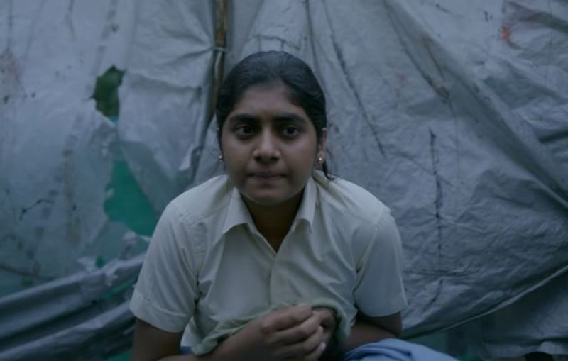 Nimisha Sajayan as 'Janaki' in a still from the film 'Chola' (2019)