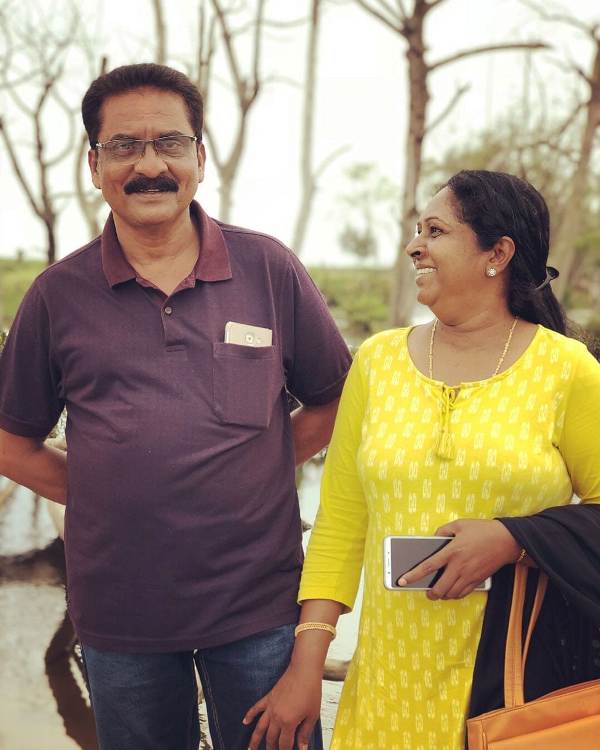Nimisha Sajayan's parents