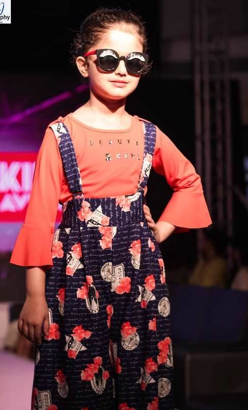 Ovi Bhandarkar during a fashion show