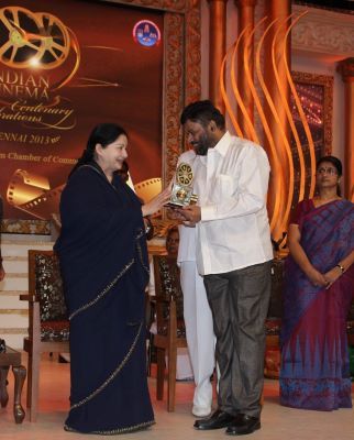 P. Vasu was honoured at the centenary celebrations of Indian cinema