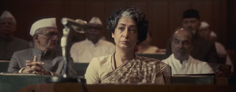 Paayal Kapoor Nair as Indira Gandhi in the biographical film Main Atal Hoon (2024)