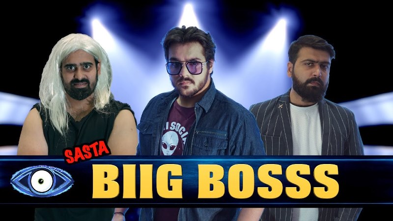 Poster of Sasta Biig Bosss parody video by Ashish Chanchlani in 2020