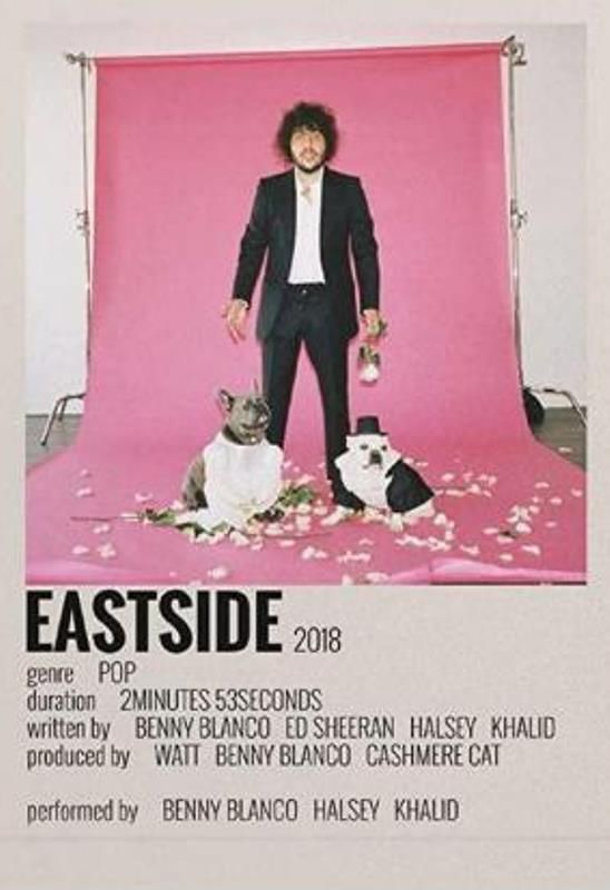 Poster of the song 'Eastside'