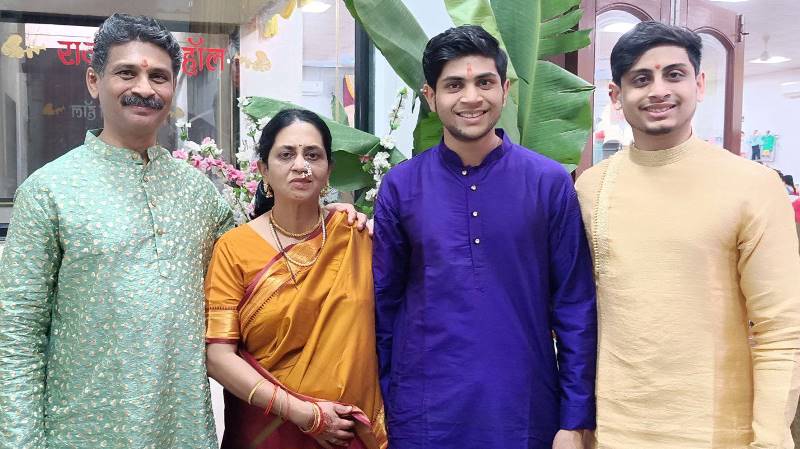 Prasanna Ketkar and Soniya Ketkar with their sons