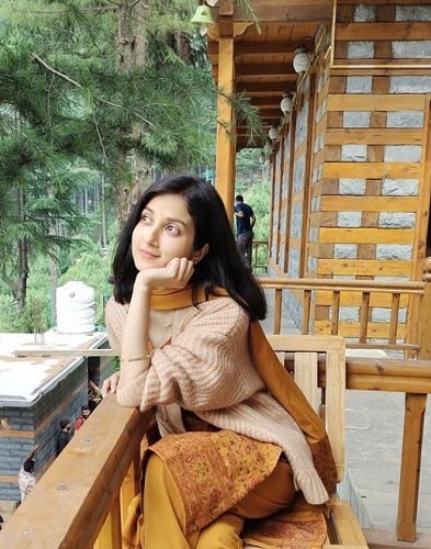 Prerna Lisa during her trip