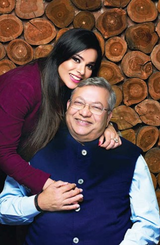 Ravi Jaipuria with his daughter