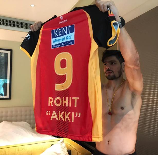 Rohit Kumar's jersey