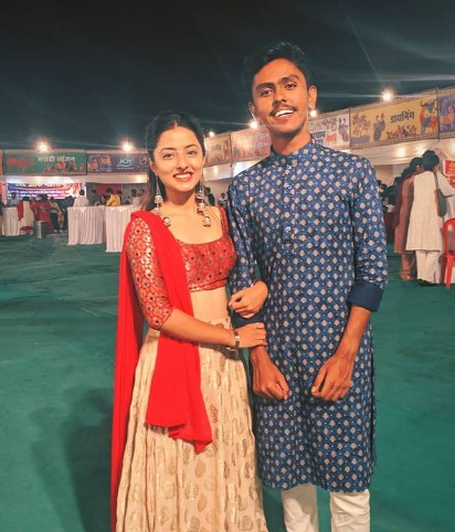Sheersha Tiwari with her boyfriend, Vanshdeep