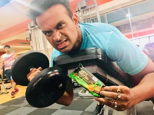 Siddharth Kannan at a gym