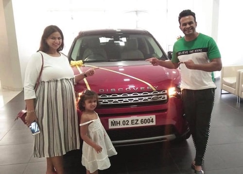 Siddharth Kannan with his Land Rover