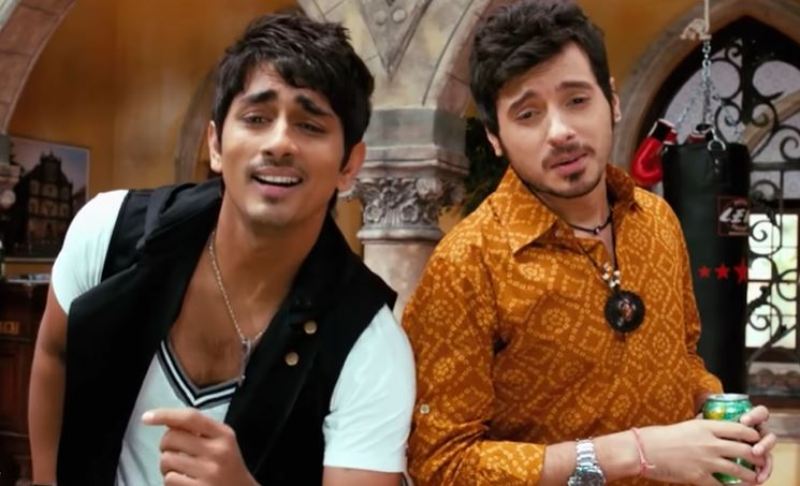 Siddharth (as Jai), along with Divyenndu (as Omi) in a still from the film 'Chashme Baddoor' (2013)