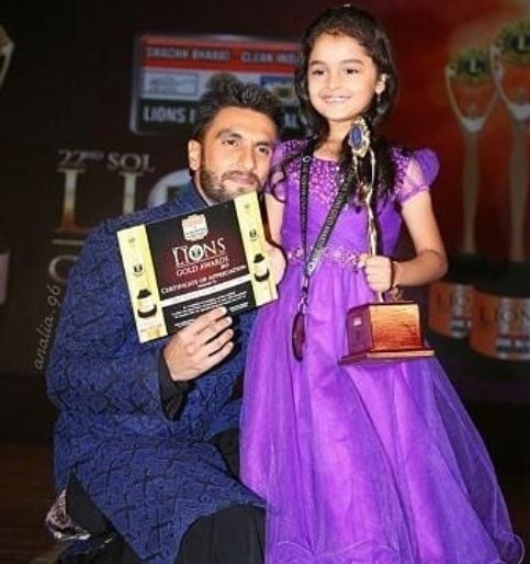 Spandan Chaturvedi after winning an award