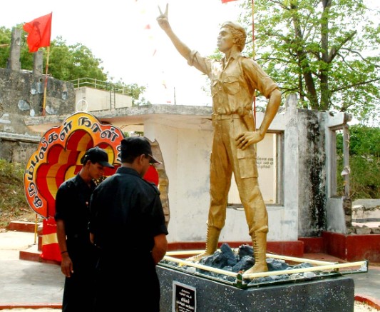 Statue of Captain Miller in Nelliyadi, Jaffna