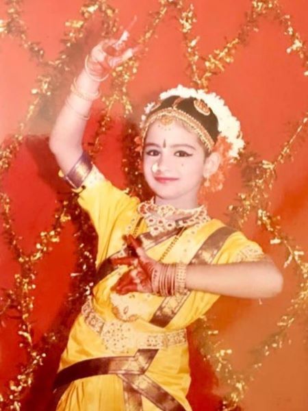 Subiksha Krishnan as a child